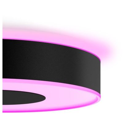 Philips - LED RGB Dæmpbar loftlampe Hue INFUSE LED/33,5W/230V 2000-6500K Ø 381 mm sort