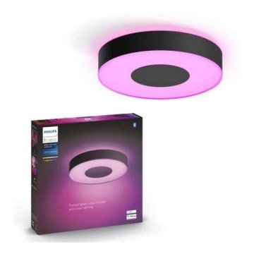 Philips - LED RGB Dæmpbar loftlampe Hue INFUSE LED/33,5W/230V 2000-6500K Ø 381 mm sort