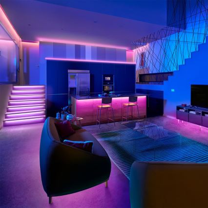 Philips - LED RGB dæmpbar SMART STRIP 15 m LED/20 W/230 V 2200–6500 K Wi-Fi