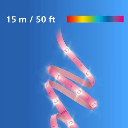 Philips - LED RGB dæmpbar SMART STRIP 15 m LED/20 W/230 V 2200–6500 K Wi-Fi