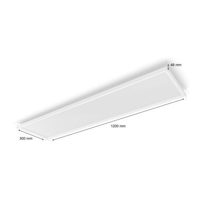 Philips - LED RGB Panel dæmpbart Hue White And Color Ambiance LED/60W/230V 2000-6500K