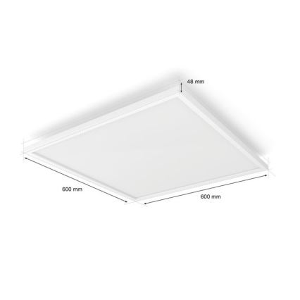 Philips - LED RGB Panel dæmpbart Hue White And Color Ambiance LED/60W/230V 2000-6500K