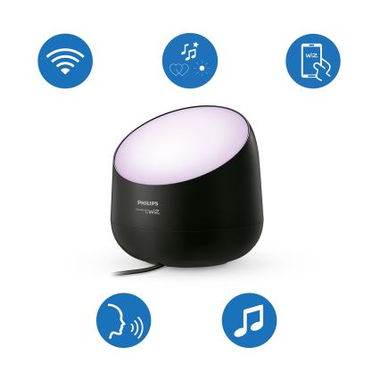 Philips - LED RGB+TW Dæmpbar bordlampe SMART LED/9W/230V 2200-6500K Wi-Fi