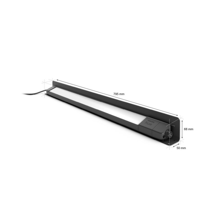 Philips - LED RGB Udendørslampe Hue White og Color Ambiance LED/20W/24V IP65