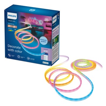 Philips - LED RGBIC Dæmpbar LED-strip SMART NEON FLEX 10 m LED/45W/230V 2700-6500K Wi-Fi