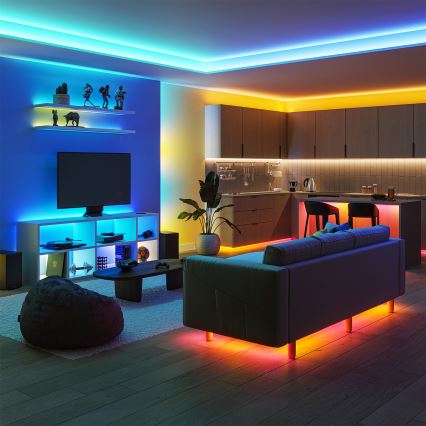 Philips - LED RGBIC dæmpbar SMART STRIP 10m LED/43W/230V 2700-6500K Wi-Fi