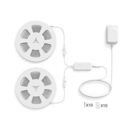 Philips - RGBIC LED, dæmpbar LED-lysstrimmel SMART STRIP 20m LED/36W/230V 2700-6500K Wi-Fi