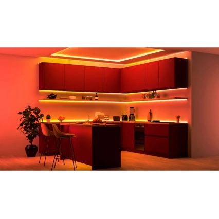 Philips - LED RGBIC dæmpbar LED-strip SMART STRIP 4m LED/12W/230V 2700-6500K Wi-Fi