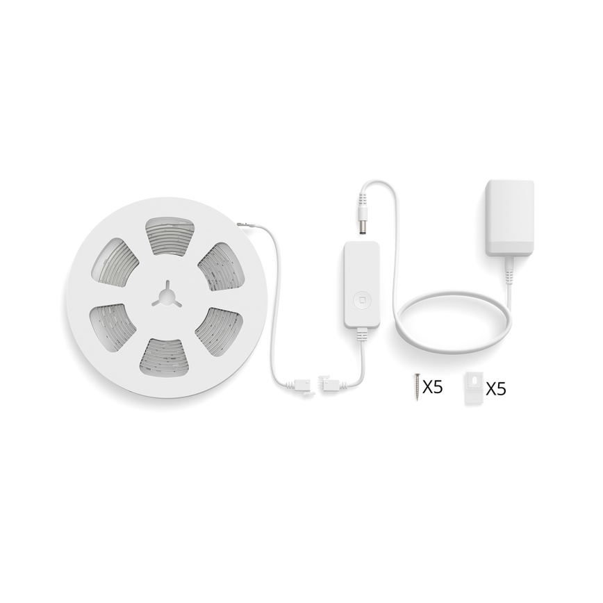 Philips - LED RGBIC dæmpbar LED-strip SMART STRIP 4m LED/12W/230V 2700-6500K Wi-Fi