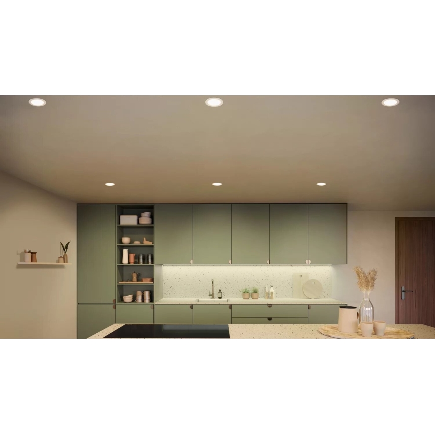Philips - LED RGBW Indbygningslampe til badeværelse dæmpbar Hue SLIM LED/12W/230V IP44 2200-6500K