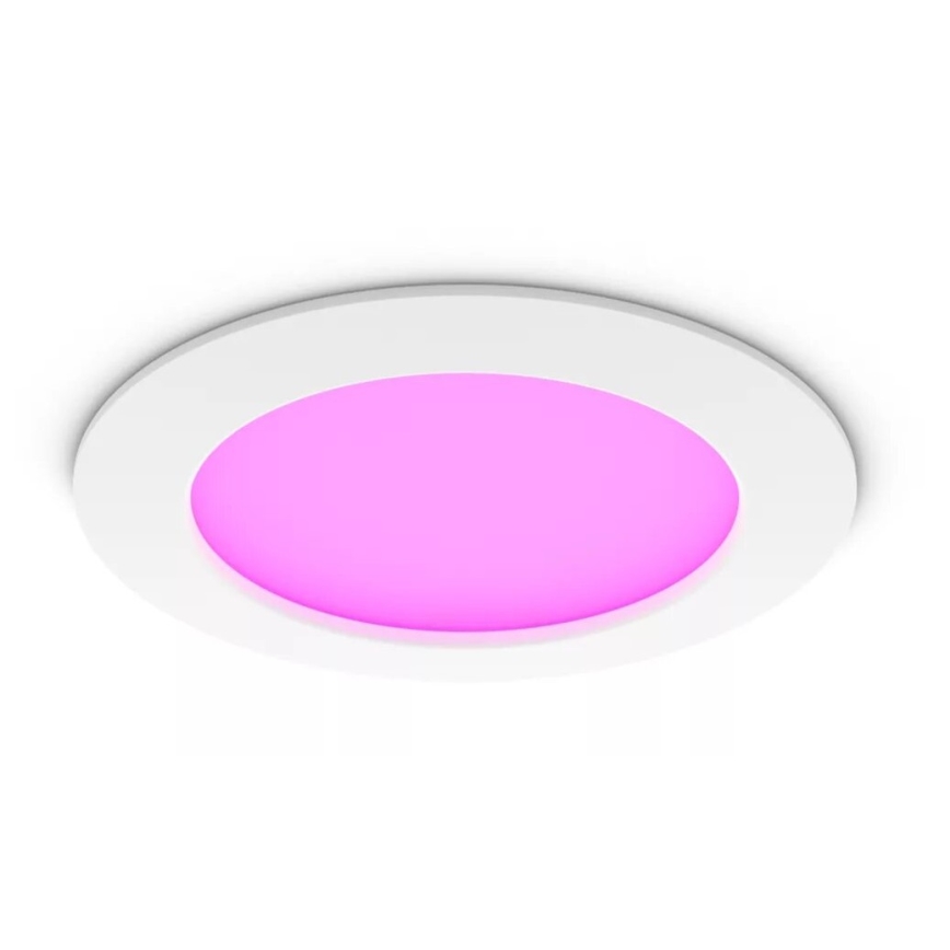 Philips - LED RGBW Indbygningslampe til badeværelse dæmpbar Hue SLIM LED/12W/230V IP44 2200-6500K