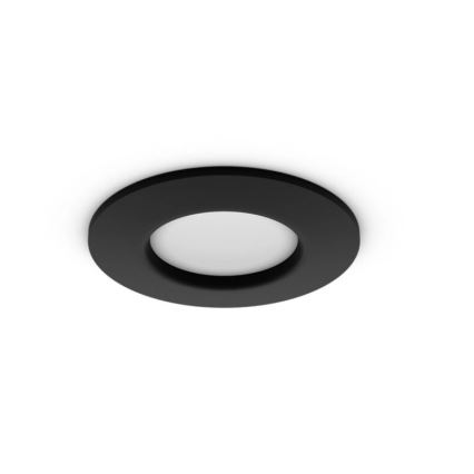 Philips - LED RGBW Indbygningslampe til badeværelse dæmpbar Hue SLIM LED/8,3W/230V 2000-6500K IP44 sort