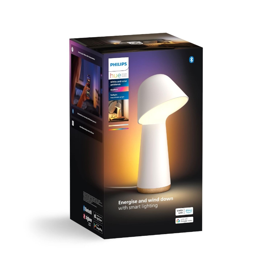 Philips - LED RGBW Bordlampe dæmpbar Hue TWILIGHT LED/13,4W/230V 2000-6500K