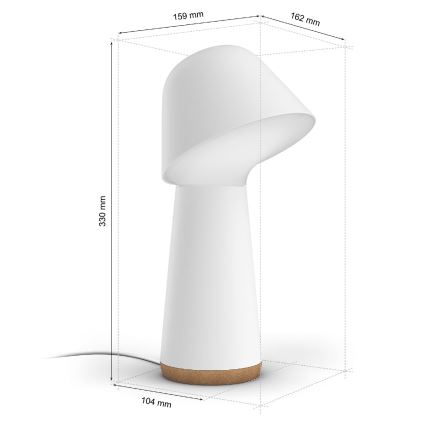 Philips - LED RGBW Bordlampe dæmpbar Hue TWILIGHT LED/13,4W/230V 2000-6500K