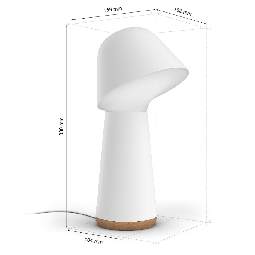 Philips - LED RGBW Bordlampe dæmpbar Hue TWILIGHT LED/13,4W/230V 2000-6500K