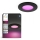 Philips - LED RGBW dæmpbar indbygningsarmatur til badeværelse Hue SLIM LED/8,3W/230V 1000-20000K sort P44