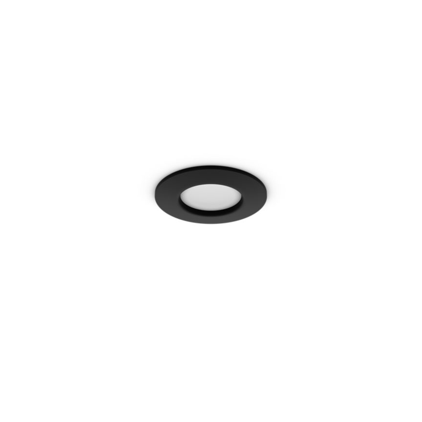 Philips - LED RGBW dæmpbar indbygningsarmatur til badeværelse Hue SLIM LED/8,3W/230V 1000-20000K sort P44