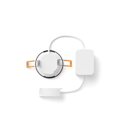 Philips - LED RGBW dæmpbar indbygningsarmatur til badeværelse Hue SLIM LED/8,3W/230V 1000-20000K sort P44