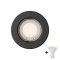 Philips - LED RGBW dæmpbar indbygningsspot PERIDOT 1xGU10/6,5W/230V 2700-6500K sort