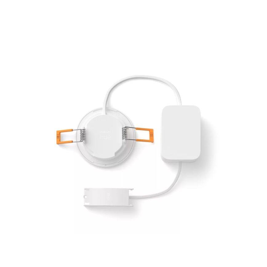 Philips - LED RGBW Dæmpbar badeværelsesindbygningsspot Hue SLIM LED/8,3W/230V 1000-20000K hvid IP44