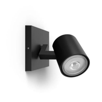 Philips - LED RGBW dæmpbar spot RUNNER 1xGU10/6,5W/230V 2700-6500K sort
