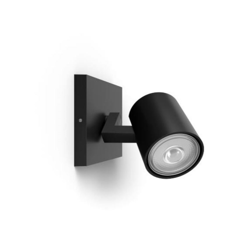 Philips - LED RGBW dæmpbar spot RUNNER 1xGU10/6,5W/230V 2700-6500K sort