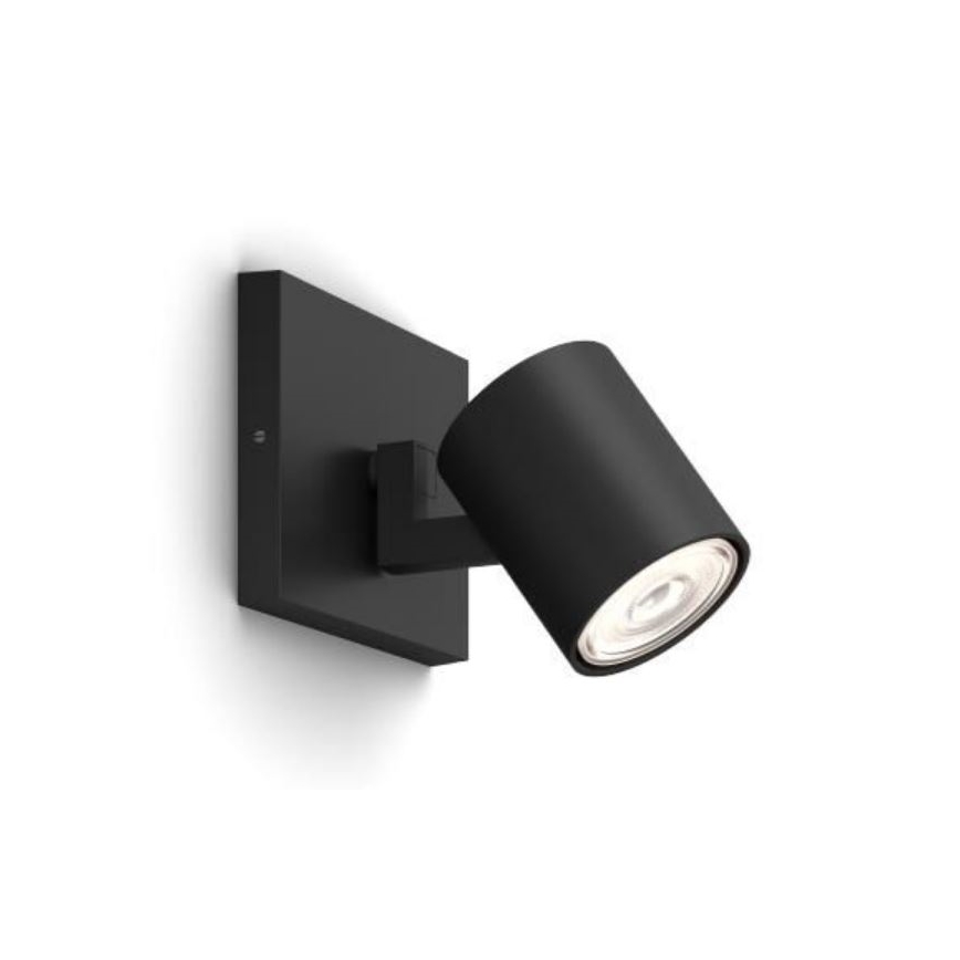 Philips - LED RGBW dæmpbar spot RUNNER 1xGU10/6,5W/230V 2700-6500K sort