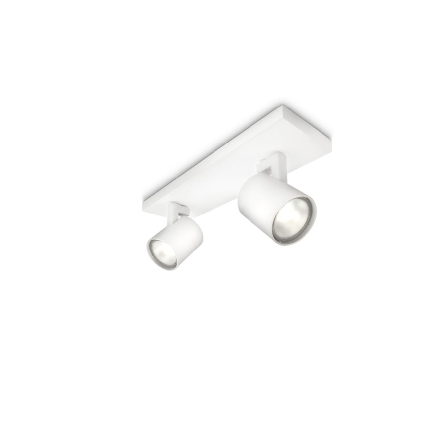 Philips - LED RGBW dæmpbar spotlampe RUNNER 2xGU10/6,5W/230V 2700-6500K hvid