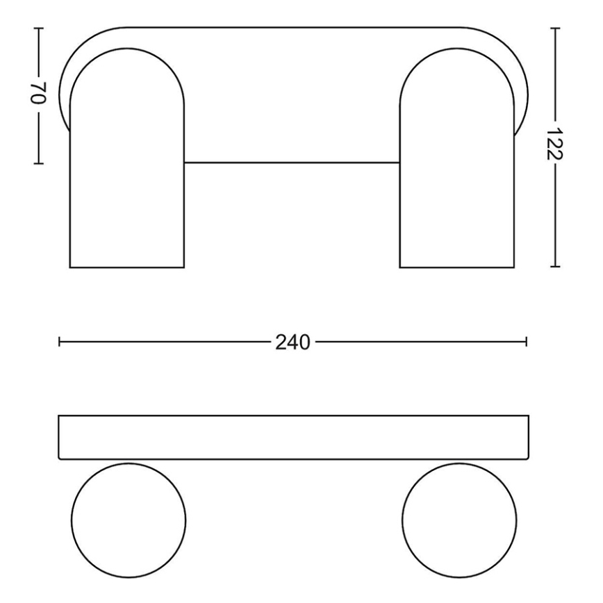 Philips - LED RGBW dæmpbar spotlampe PONGEE 2xGU10/4,8W/230V 3000K hvid + fjernbetjening