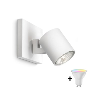 Philips - LED RGBW Dæmpbar spotlampe RUNNER 1xGU10/6,5W/230V 2700-6500K hvid