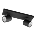 Philips - LED RGBW dæmpbar spotlampe RUNNER 2xGU10/6,5W/230V 2700-6500K sort
