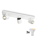 Philips - LED RGBW Dæmpbar spotlampe RUNNER 3xGU10/6,5W/230V 2700-6500K hvid