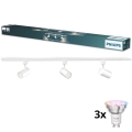 Philips - LED RGBW dæmpbar spotlampe til EASYLINK HUE skinnesystem 3xGU10/4,7W/230V 2200-6500K 1m hvid