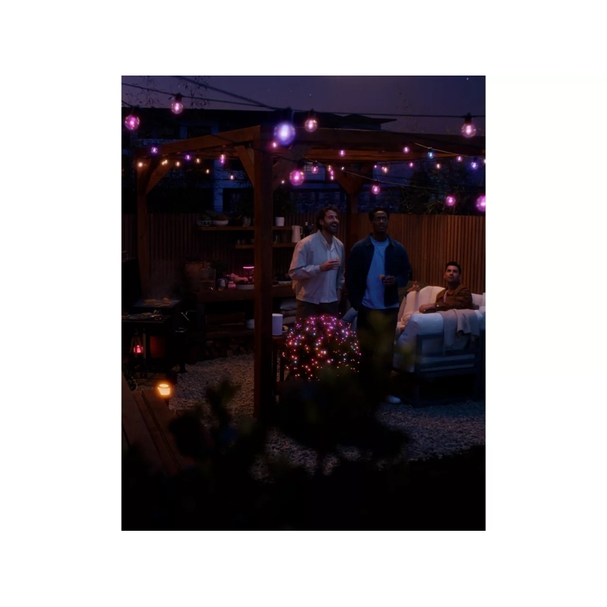 Philips - LED RGBW Dæmpbar udendørs lyskæde Hue FESTAVIA 20xLED 14m IP65