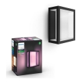 Philips - LED RGBW Dæmpbar udendørs væglampe Hue IMPRESS 2xLED/8W/230V IP44