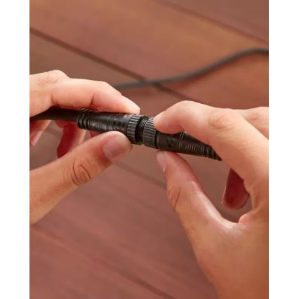 Philips - LED RGBW Forlængbar dæmpbar udendørs lyskæde Hue FESTAVIA 30xLED 21m IP65