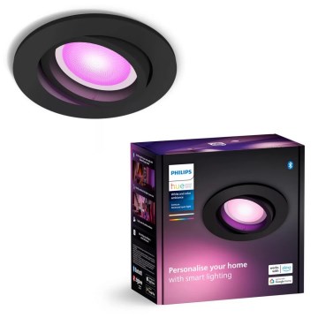 Philips - LED RGBW Indbygningslampe dæmpbar Hue CENTURA 1xGU10/4,2W/230V 2000-6500K