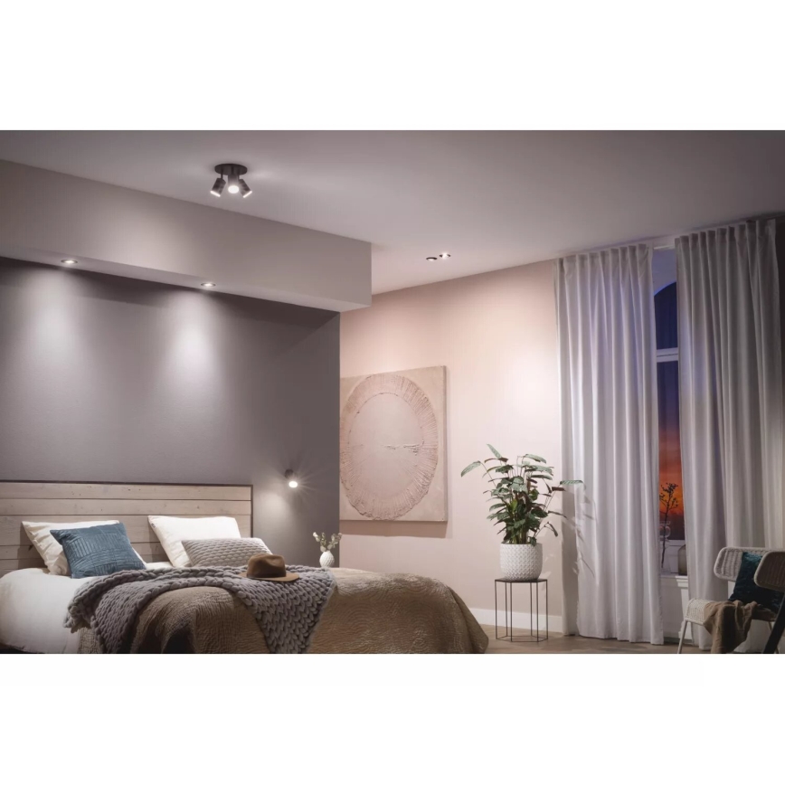 Philips - LED RGBW Indbygningslampe dæmpbar Hue CENTURA 1xGU10/4,2W/230V 2000-6500K