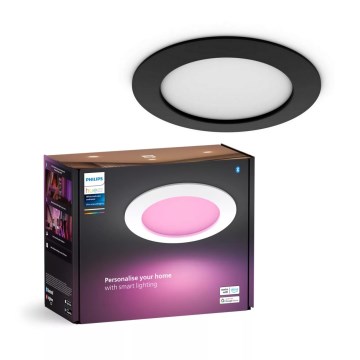 Philips - LED RGBW Indbygningslampe til badeværelse dæmpbar Hue SLIM LED/12W/230V IP44 2200-6500K