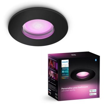 Philips - LED RGBW Indbygningslampe til badeværelse dæmpbar Hue XAMENTO 1xGU10/4,2W/230V 2000-6500K IP44