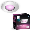 Philips - LED RGBW Indbygningslampe til badeværelse dæmpbar Hue XAMENTO 1xGU10/4,2W/230V 2000-6500K IP44