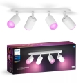 Philips - LED RGBW Spotlampe dæmpbar Hue FUGATO 4xGU10/4,2W/230V 2000-6500K hvid