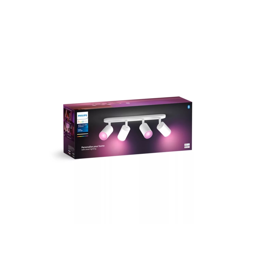 Philips - LED RGBW Spotlampe dæmpbar Hue FUGATO 4xGU10/4,2W/230V 2000-6500K hvid