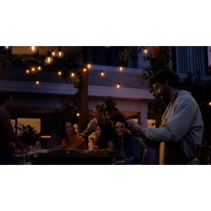 Philips - LED RGBW Forlængende dæmpbar udendørs lyskæde Hue FESTAVIA 20xLED 14m IP65