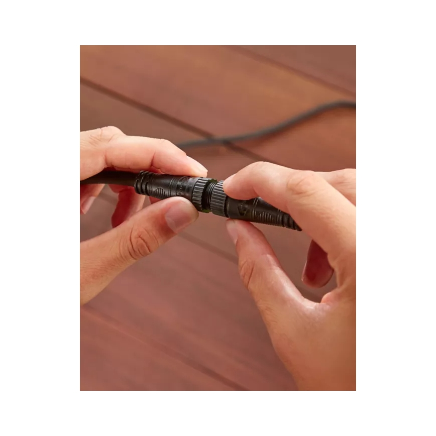 Philips - LED RGBW Forlængende dæmpbar udendørs lyskæde Hue FESTAVIA 20xLED 14m IP65