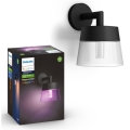 Philips - LED RGBW Udendørs væglampe dæmpbar Hue ATTRACT LED/8W/230V 2000-6500K IP44
