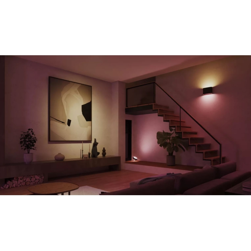 Philips - LED RGBW Udendørs væglampe dæmpbar Hue DYMERA 2xLED/10,2W/230V 2000-6500K IP44