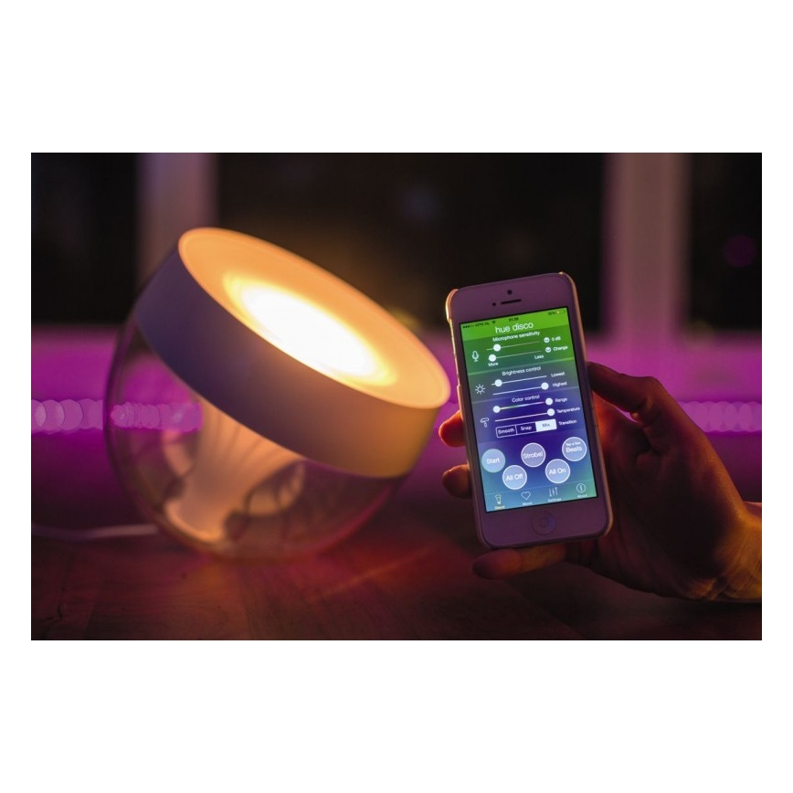 Philips - LED skrivebordslampe RGB-farver Hue IRIS LED/10W/230V hvid