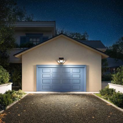 Philips - LED solcelledrevet væglampe med sensor ZYREN LED/24,5W/3,7V 2600 mAh 3000K IP65