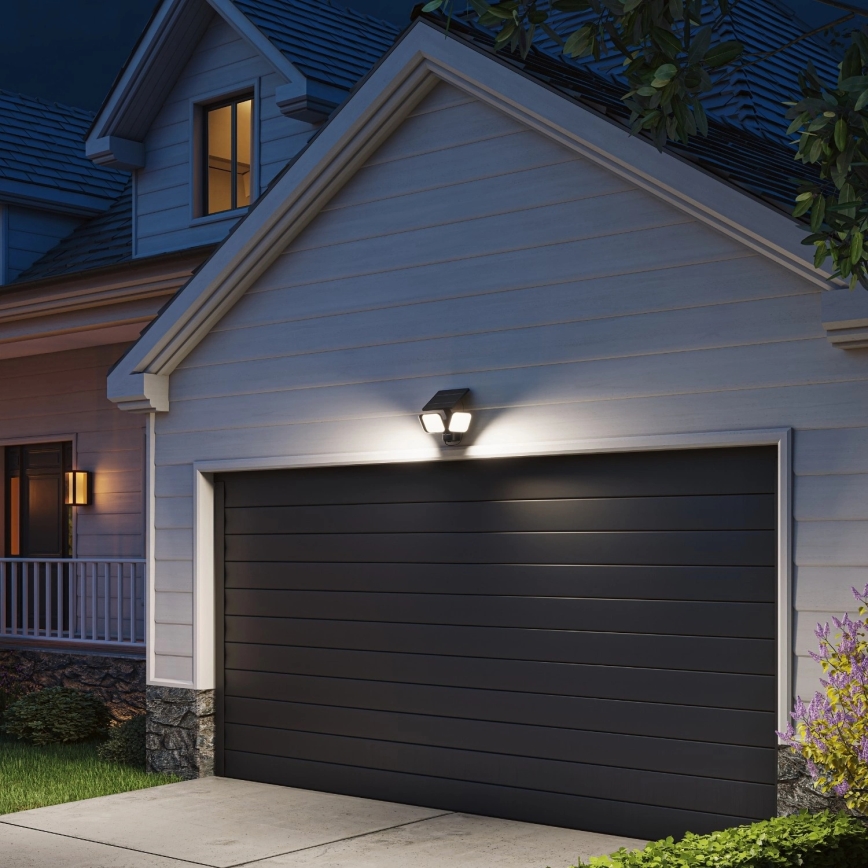 Philips - LED solcelledrevet væglampe med sensor ZYREN LED/24,5W/3,7V 2600 mAh 3000K IP65